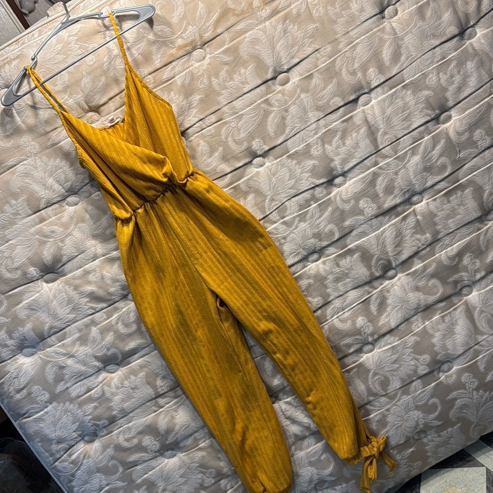 Yellow jumpsuit